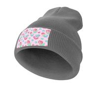Cmagnifico Gorro de punto, hermoso gorro con patrón de sirena, gorro para invierno, para hombre y mujer