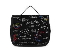 Cmagnifico Neceser colgante de orca orca, bolsa de maquillaje para viajes, negocios, vacaciones, Matemáticas Lineales Educación Matemática, 22.5x18.5cm