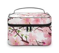 Cmagnifico Neceser de viaje de piel con diseño de mandala de gato siamés tailandés para mujer, Estilo-6, 25x18x15cm