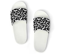 Cmagnifico Pantuflas antideslizantes, deslizadores de cerdo rosa para hombres y mujeres, toboganes de ducha, Blanco Estilo 6, 40 2/3 EU