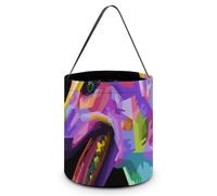 Cmagnifico Práctica bolsa de dulces de Halloween, con patrón de camuflaje, bolsa de hombro para mujer, para el trabajo, uso diario, Colorido perro galgo, Talla única