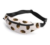 Cmagnifico Riñonera ajustable para correr, caminar, senderismo, Lindo erizo, 36*15cm