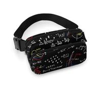 Cmagnifico Riñonera ajustable para educación matemática lineal para correr, caminar, senderismo, ver imagen, 20x13cm