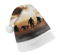 Cmagnifico Sombrero de Navidad, Zombies Dead Men Walking Body at Night Hat para varias fiestas de vacaciones