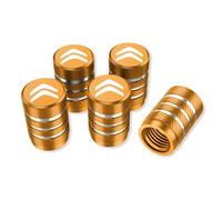 CMBPD 5 Unidades Tapones Válvula Neumático Coche Aleación Aluminio, para Citroen C3 2003-2009, Junta Goma Hermética Cubierta Vástago Rueda Textura Antideslizante Accesorios Decoración,D