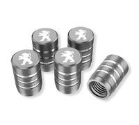 CMBPD 5 Unidades Tapones Válvula Neumático Coche Aleación Aluminio, para Peugeot 607 2013-2022 2023, Junta Goma Hermética Cubierta Vástago Rueda Textura Antideslizante Accesorios Decoración,B-01