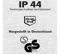 CMD Aplique de exterior Lija de acero inoxidable con forma alargada