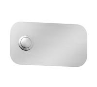 CMD Placa rectangular para timbre de acero inoxidable