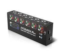 CME H12MIDI Pro - Interfaz MIDI USB Host premium con routing, filtrado y mapeo - TRS Type A/B + USB-C - 480 canales - alimentación dual 9V/5V para rigs complejos y pedalboards