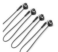 CME Pack de 4 Cables MIDI TRS - TRS Tipo A Recto de 3,5 mm (1/8") a DIN de 5 Pines Angulado, 30 cm, Ideal para Espacios Reducidos y Conexiones de Patch