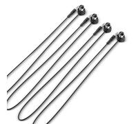 CME Pack de 4 Cables MIDI TRS - TRS Tipo A Recto de 3,5 mm (1/8") a DIN de 5 Pines Angulado, 60 cm, Ideal para Espacios Reducidos y Conexiones de Patch