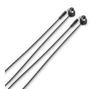 CME Paquete de 2 cables MIDI TRS - Versión TRS recta A (3,5 mm - 1/8 pulgadas) a DIN de 5 pines en ángulo recto, 5 pies/150 cm - Perfecto para espacios pequeños y conexiones