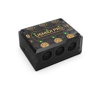 CME U6MIDI Pro - Interfaz MIDI con enrutador y filtro - USB MIDI plug-and-play para computadora - MIDI de 3 en 3 salidas con fusión. Split, Thru