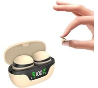 Cmeilau 2024 Nuevos Mini audífonos Invisibles inalámbricos Bluetooth Ocultos IPX5, estéreo con cancelación de Ruido, Bluetooth pequeño y Discreto, audífonos Impermeables para Dormir de Lado (Skin)