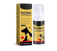 Cmeilau Spray para Perros, Spray calmante de Piel de Mascotas, Aerosoles para Alivio de picazón y Tratamiento de Punto Caliente, solución de calmante de Piel Seca con picazón (50ml)