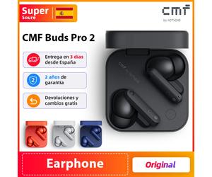CMF by Nothing Buds Pro 2, Auriculares Inalámbricos con Cancelación Activa de Ruido Híbrida de 50 dB, IP55, BT5.3, Versión Global Blue