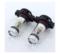 CMGGMKEZDP Para Peugeot 2008 206 207 CC SW 208 3008 MPV 5008 2009-2017 2018 Luz De Niebla Bombilla Lámpara Canbus Sin Error PSX24W 2504 Faros antiniebla(2 piezas blancas)