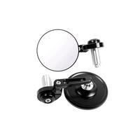 CMGGMKEZDP para Royal Enfield para Continental GT para Interceptor 650 Motorcycle Bar End Espejos Laterales Redondos Espejo retrovisor Motocicleta(A Clear Glass)