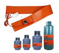 CMHYBS Cinturón Calefactor de Silicona para Tanque de Gas 15 50KG Temperatura Ajustable 30-110°C 180-800W Protección contra Fugas y Explosiones Seguro Duradero,10kg 970x80mm 250W