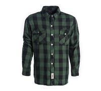 CMI West Coast Choppers Camisa Motociclismo Leñador Verde/Negro 3XL
