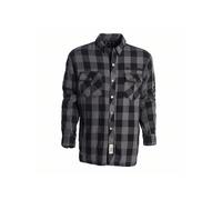 CMI West Coast Choppers Camisa Motociclismo Riding Lumberjack Gris/Negro S
