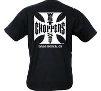 CMI West Coast Choppers Camiseta Iron Cross negro XL