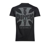 CMI West Coast Choppers Camiseta Iron Cross Solid Negra 3XL