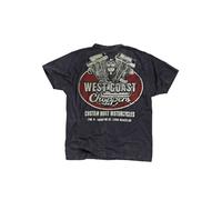 CMI West Coast Choppers Camiseta Panhead Azul L