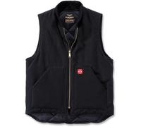 CMI West Coast Choppers Chaleco de trabajo de lona Heavy Duty - Negro XXL