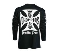 CMI West Coast Choppers Longsleeve Original Cross Negro S