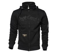 CMI West Coast Choppers Sudadera con capucha Choppers Por Vida Zip Negro XL