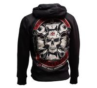 CMI West Coast Choppers Sudadera con capucha Mechanic Zip Negro XXL