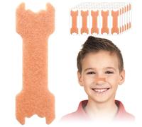 CMINAUS 30 tiras de nariz para niños de tamaño pequeño, tiras nasales extra fuertes para niños, tira de respiración para niñas para ronquidos, cinta para dormir, solución antironquidos, cinta de nariz