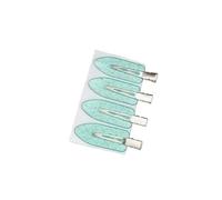 Cmis Kbei 2/4 pinzas para el cabello acéticas sin costuras sin costuras con flequillo lateral, accesorios para el lavado de la cara, accesorios para mujeres y niñas, color café (n.º 10, 4 piezas)