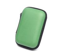Cmis Kbei 2 mini bolsas portátiles para auriculares, monedero, caja de almacenamiento, bolsa de transporte, funda para tarjetas de memoria, organizador de cables, accesorios de auriculares, Green