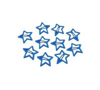 Cmis Kbei 3/10/12 pinzas para el pelo con estrellas coloridas Y2K para mujer, horquillas laterales de estrella para el pelo, accesorios para el cabello para niños (marfil)