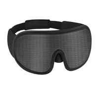 Cmis Kbei Antifaz de dormir 3D con bloqueo de luz, máscara de ojos suave para viajes, sombra de ojos, transpirable, para los ojos vendados (gris)
