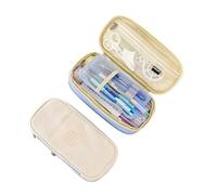 Cmis Kbei Estuche creativo de gran capacidad, doble capa, estuche escolar para niñas, no.8, Talla única