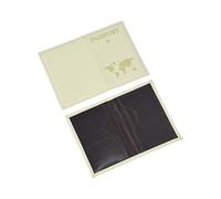 Cmis Kbei Fundas para pasaporte de viaje con impresión de mapa, para mujeres y hombres, funda para pasaporte, soporte para tarjeta de identificación, clip para billete de vuelo, accesorios de viaje,