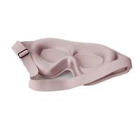 Cmis Kbei Máscara de dormir 3D con los ojos vendados, máscara de ojos de espuma viscoelástica suave, sombra de ojos, 99% de bloqueo de luz (rosa, 2 unidades)
