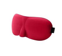 Cmis Kbei Máscara de dormir 3D para dormir con bloqueo de luz, tridimensional, alivia la fatiga ocular, transpirable, de doble capa, máscara de ojos para viaje (rojo)