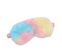 Cmis Kbei Máscara de dormir para dormir con los ojos vendados, máscara de ojos de felpa suave, lindo amor, nube, máscara de felpa, parche para siesta, cubierta de ojos de salud (color amarillo)