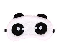 Cmis Kbei Máscara de ojos de panda blanco con diseño de caricatura, sombra de ojos, gafas de algodón para dormir, máscara para dormir, cubierta de ojos, cuidado de la salud, 3 estilos (PR, 4 unidades)