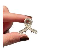 Cmis Kbei Mini pinza para el pelo con diamantes de imitación de perlas para mujeres y niñas, pinzas de cangrejo pequeñas (2991)