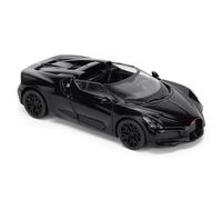 CMJ Bugatti Mistral Roadster - Modelo de Coche a Escala 1:43, Color Negro Brillante | Edición de coleccionista con Gran Detalle | Producto con Licencia Oficial