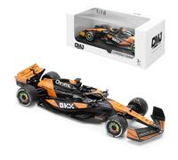 CMJ McLaren MCL38 F1 Modelo Coche A Escala 1:18-2024 | Modelo Coleccionista Detallado De Fundición A Presión | Producto con Licencia Oficial | Miami Grand Prix 2024
