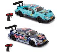 CMJ RC Autos Pack Doble: Audi RS5 DTM y Mercedes AMG C63 DTM con Licencia Oficial Escala 1:24 Autos de Control Remoto 2.4Ghz fanáticos del automovilismo