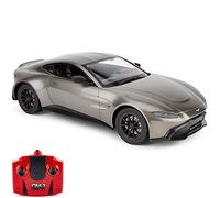CMJ RC Cars ™ Aston Martin Coche de Control Remoto Aston Martin 1:14 Gris con Licencia Oficial