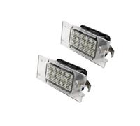 CMJAHU 2 luces LED for matrícula, compatibles con Renault Clio III Hatchback, Megane II, Laguna II Hatchback, Master II, furgoneta, Opel y Nissan 7700796163.