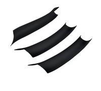 CMJAHU 3 piezas de cubierta protectora for manija de puerta interior de fibra de carbono ABS negra for BMW X5 F15 X6 F16 2014-2018, LHD/RHD.(Black LHD 3 Pcs)